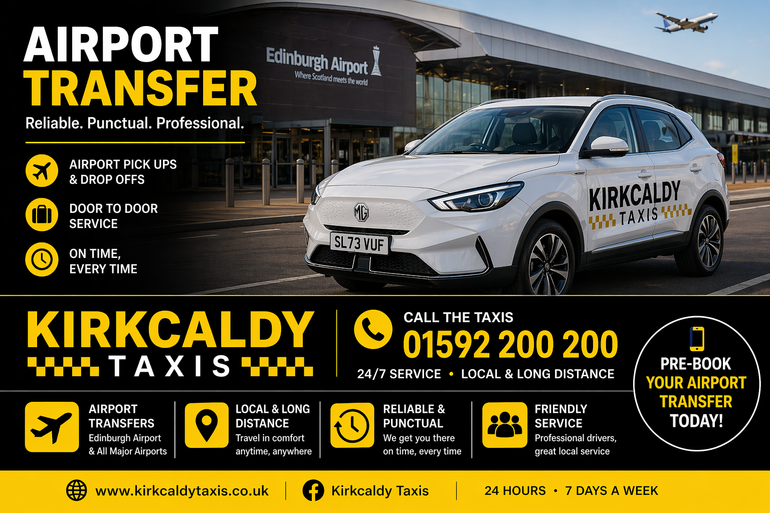 Professional taxi service