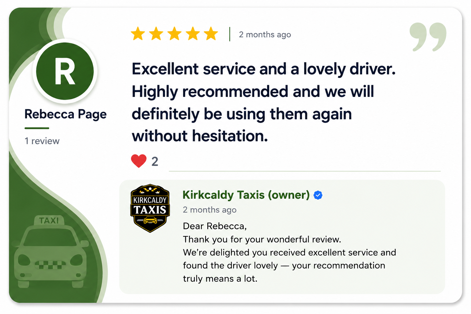 Kirkcaldy Taxis Edinburgh Airport transfer service